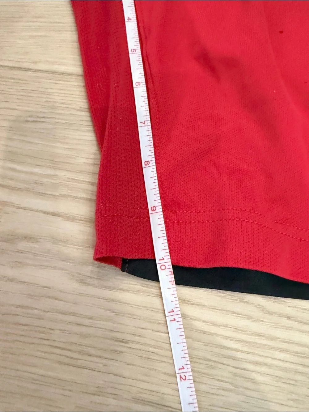 Jordan Men’s Red Basketball Shorts with Black Accents